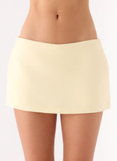 Mirna Micro Skort - Lemon Yellow