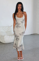 Tropic Like It's Hot Midi Dress Vintage Muse