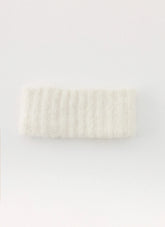 Snow Ball Knit headband - Cream