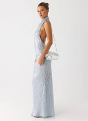 Aveline Clutch Bag - Silver