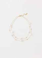 Serena Pearl Necklace - Pearl/Gold