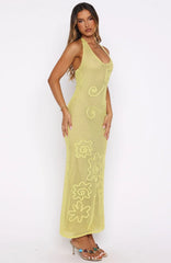 Only You Knit Maxi Dress Citrus